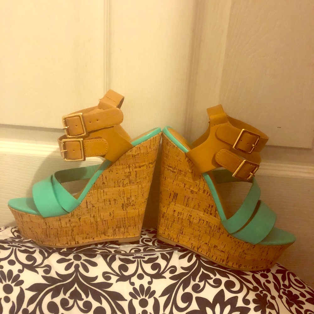 Lolashoetique Multi Colored Wedges